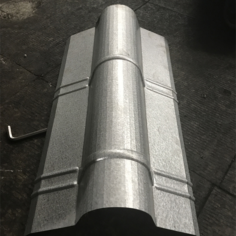 Metal Roof Ridge Cap Roll Forming Machine For Sale