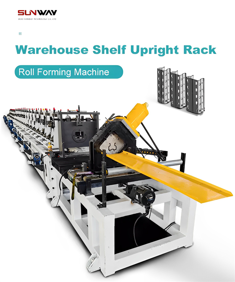 Warehouse Shelf Upright Roll Forming Machine