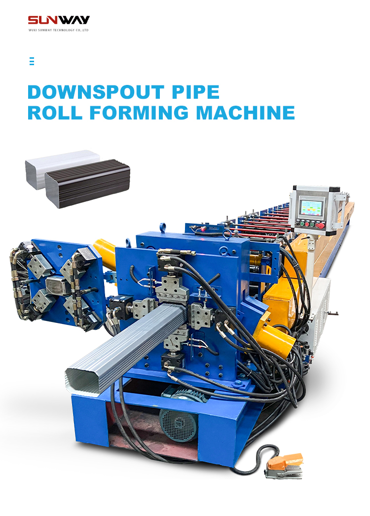 Downspout Pipe Roll Forming Machine