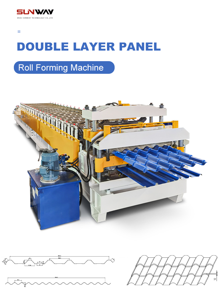 Double Layer Panel Roll Forming Machine